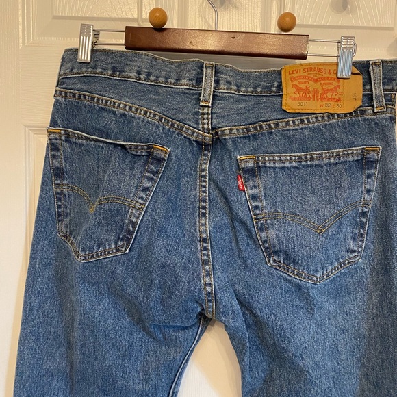 Men’s Levi’s 501 Button Fly Denim Jeans Size 32 waist 30 Length - Picture 6 of 10